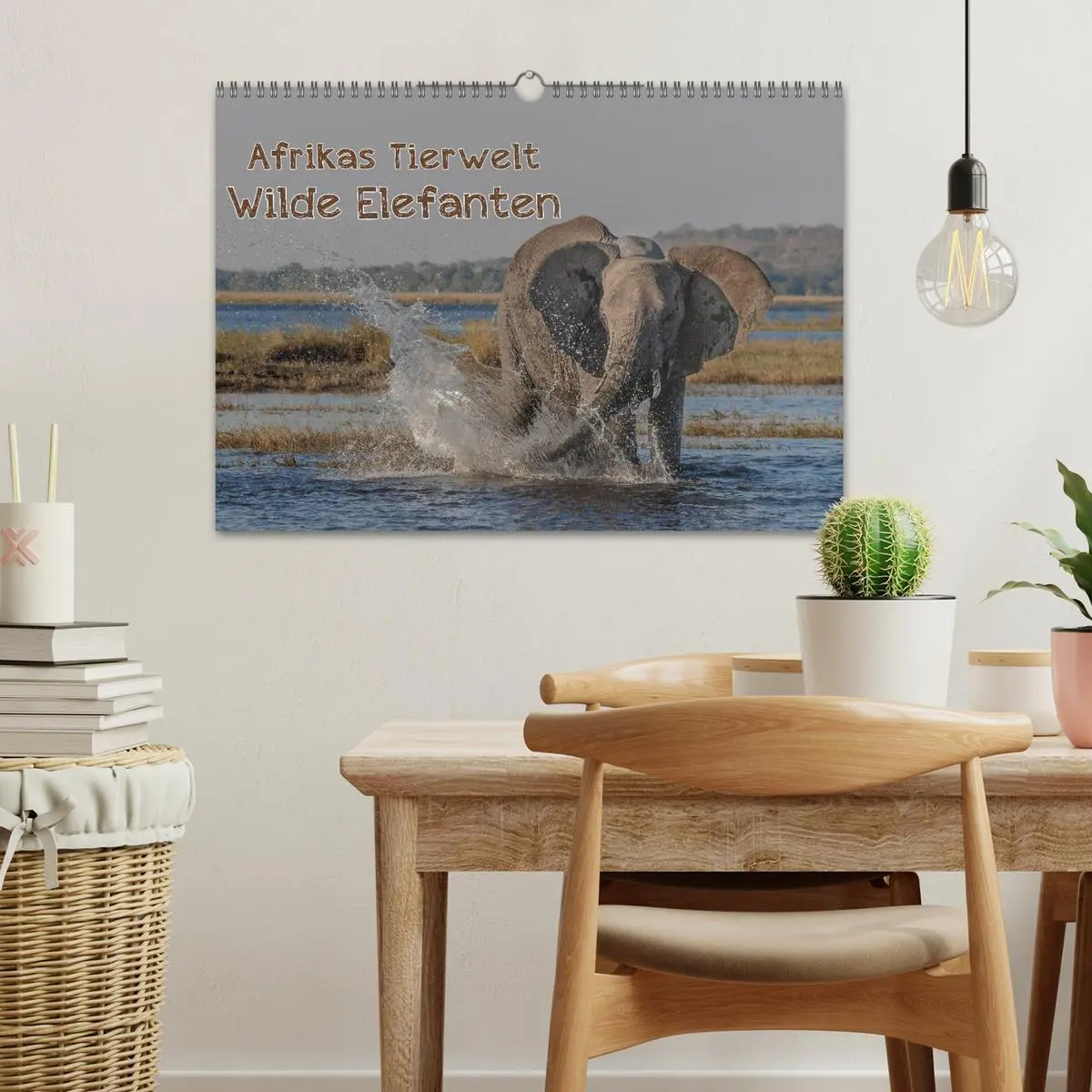 Bild: 9783516035797 | Afrikas Tierwelt - Wilde Elefanten (Wandkalender 2026 DIN A3 quer),...