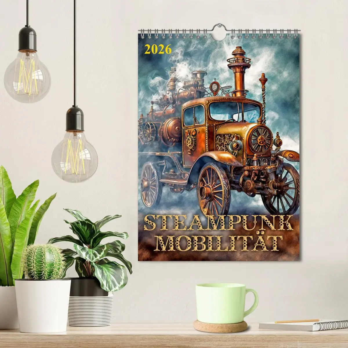 Bild: 9783516275797 | Steampunk Mobilität (Wandkalender 2026 DIN A4 hoch), CALVENDO...