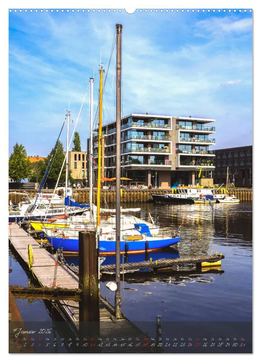 Bild: 9783516415797 | Oldenburg am Wasser (hochwertiger Premium Wandkalender 2026 DIN A2...
