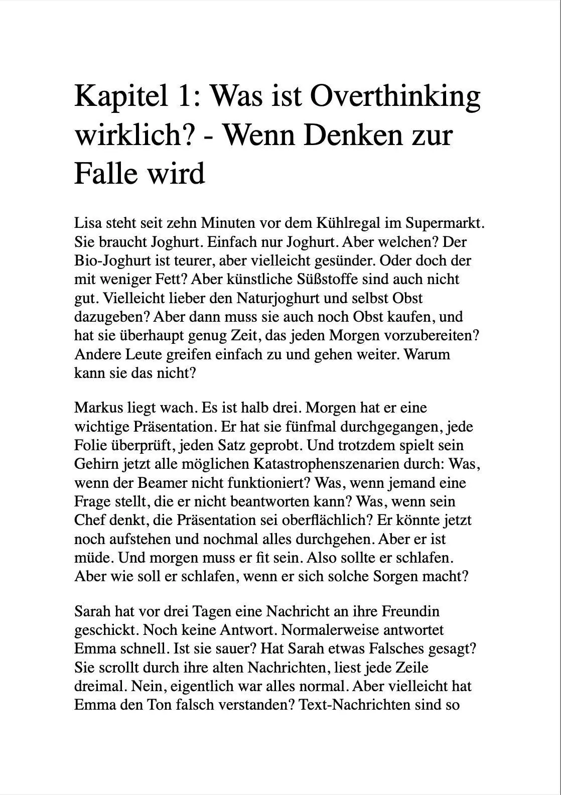 Bild: 9791281365797 | DIE OVERTHINKING-KUR | L. A. Wolf | Taschenbuch | 180 S. | Deutsch