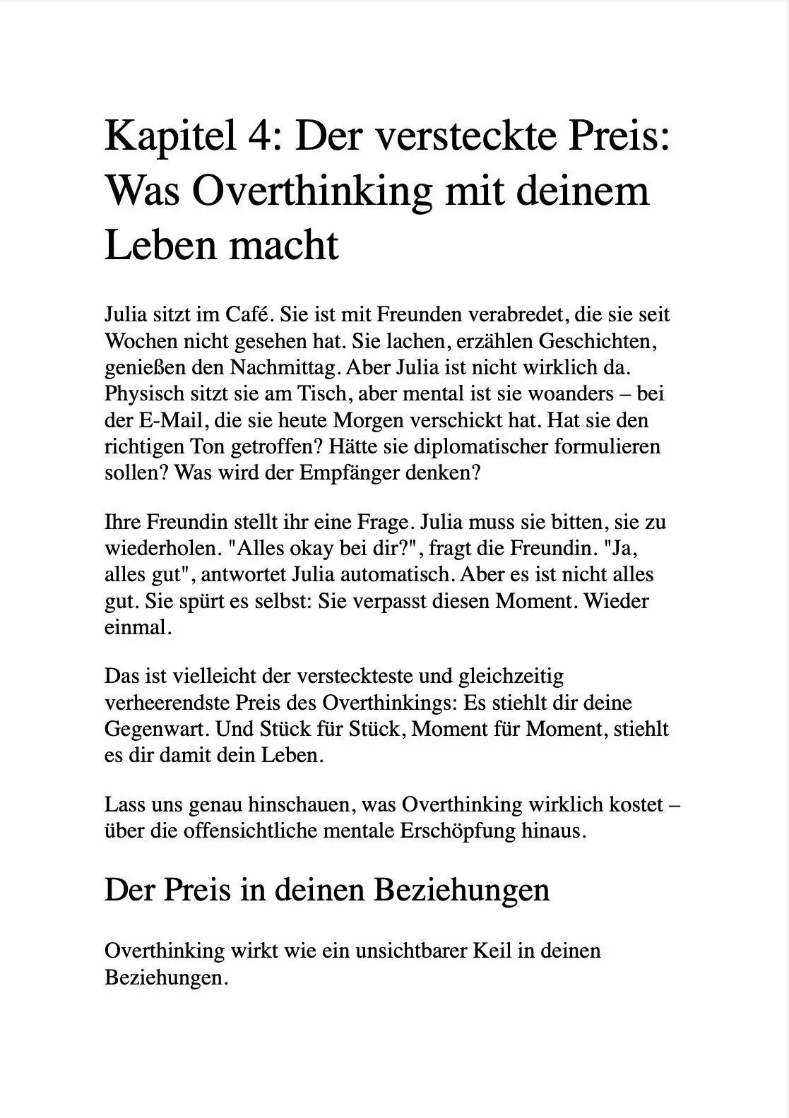 Bild: 9791281365797 | DIE OVERTHINKING-KUR | L. A. Wolf | Taschenbuch | 180 S. | Deutsch