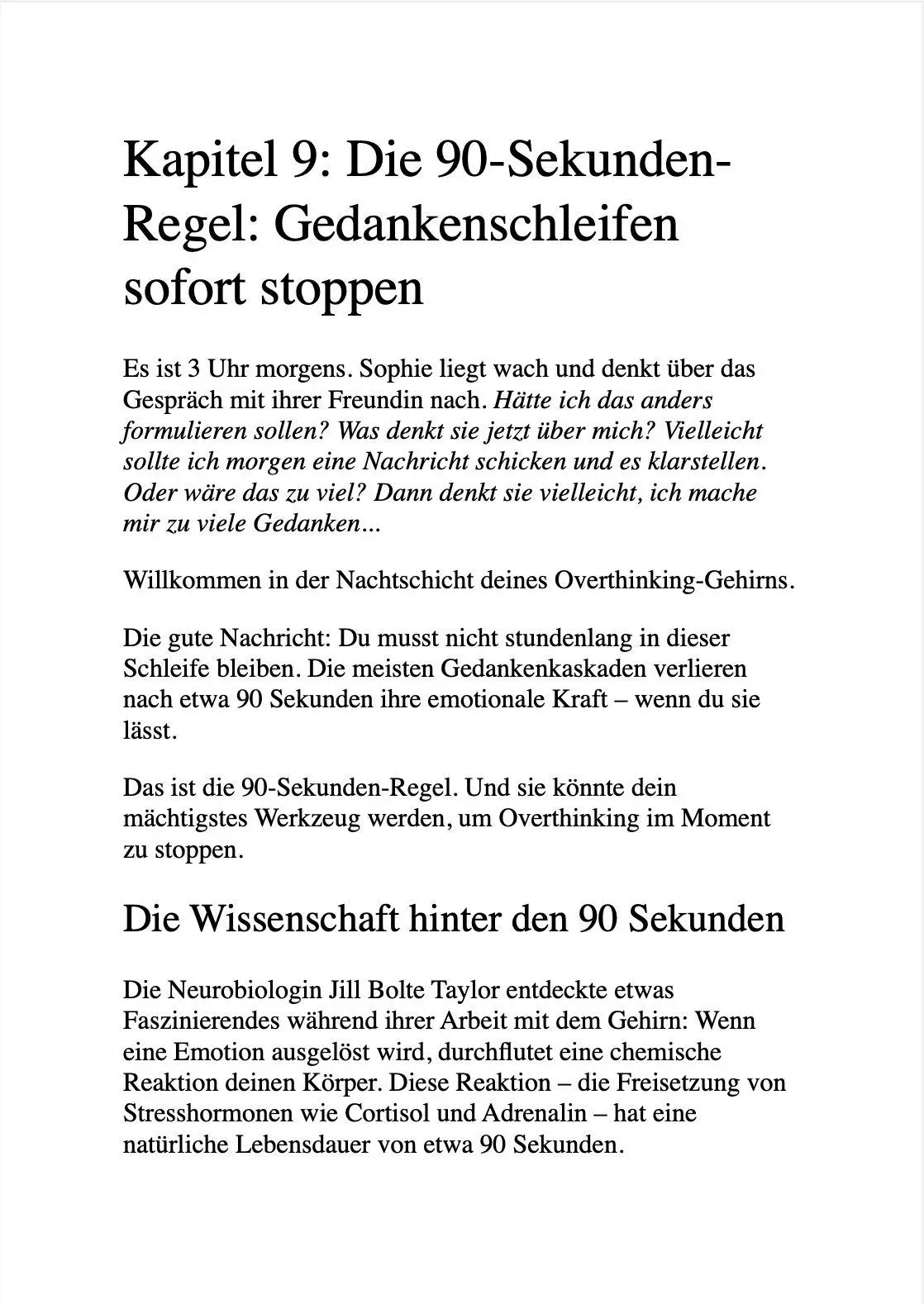 Bild: 9791281365797 | DIE OVERTHINKING-KUR | L. A. Wolf | Taschenbuch | 180 S. | Deutsch