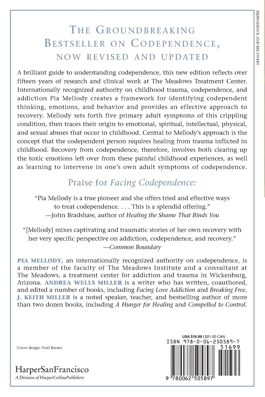 Rückseite: 9780062505897 | Facing Codependence | Pia Mellody (u. a.) | Taschenbuch | Englisch