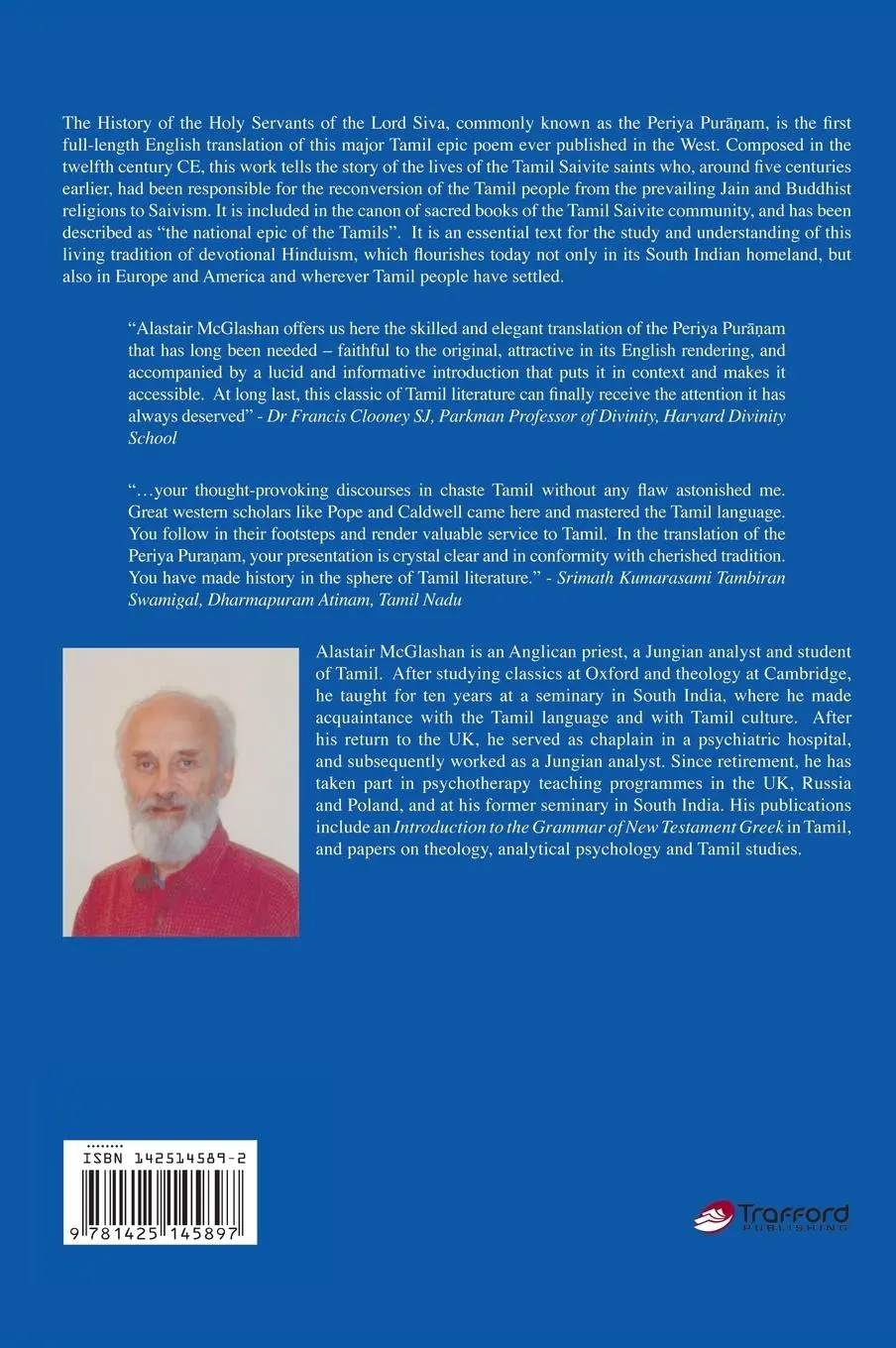 Rückseite: 9781425145897 | The History of the Holy Servants of the Lord Siva | Alastair McGlashan