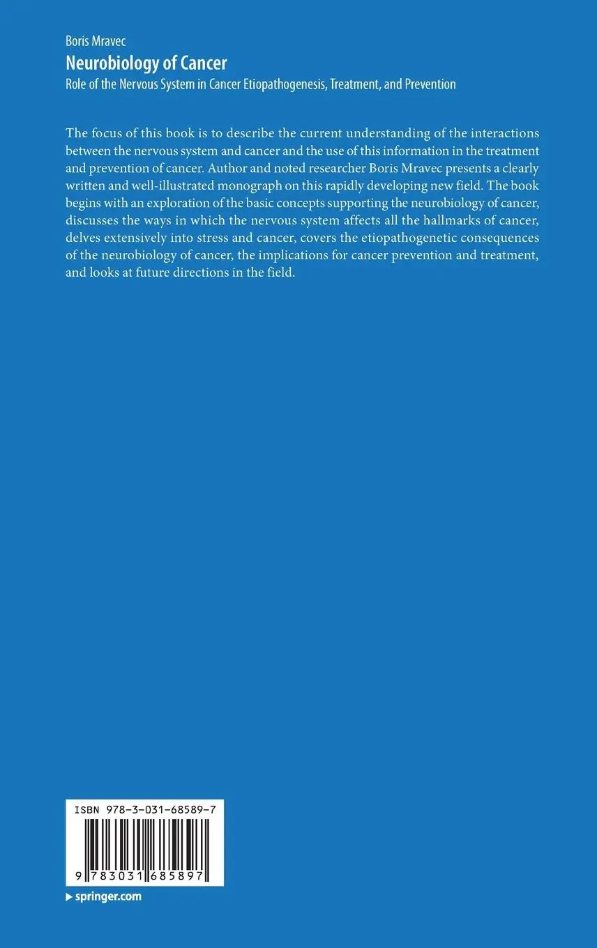 Rückseite: 9783031685897 | Neurobiology of Cancer | Boris Mravec | Buch | xviii | Englisch | 2024