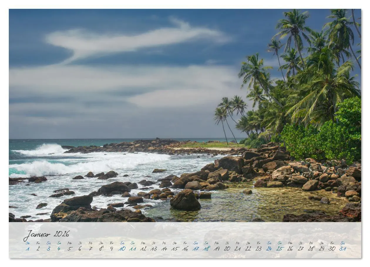 Bild: 9783457315897 | Verliebt in Sri Lanka (Wandkalender 2026 DIN A3 quer), CALVENDO...