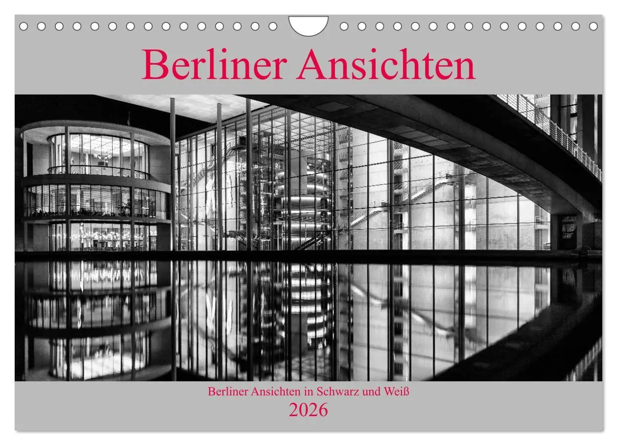 Cover: 9783516025897 | Berliner Ansichten in Schwarz und Weiß (Wandkalender 2026 DIN A4...