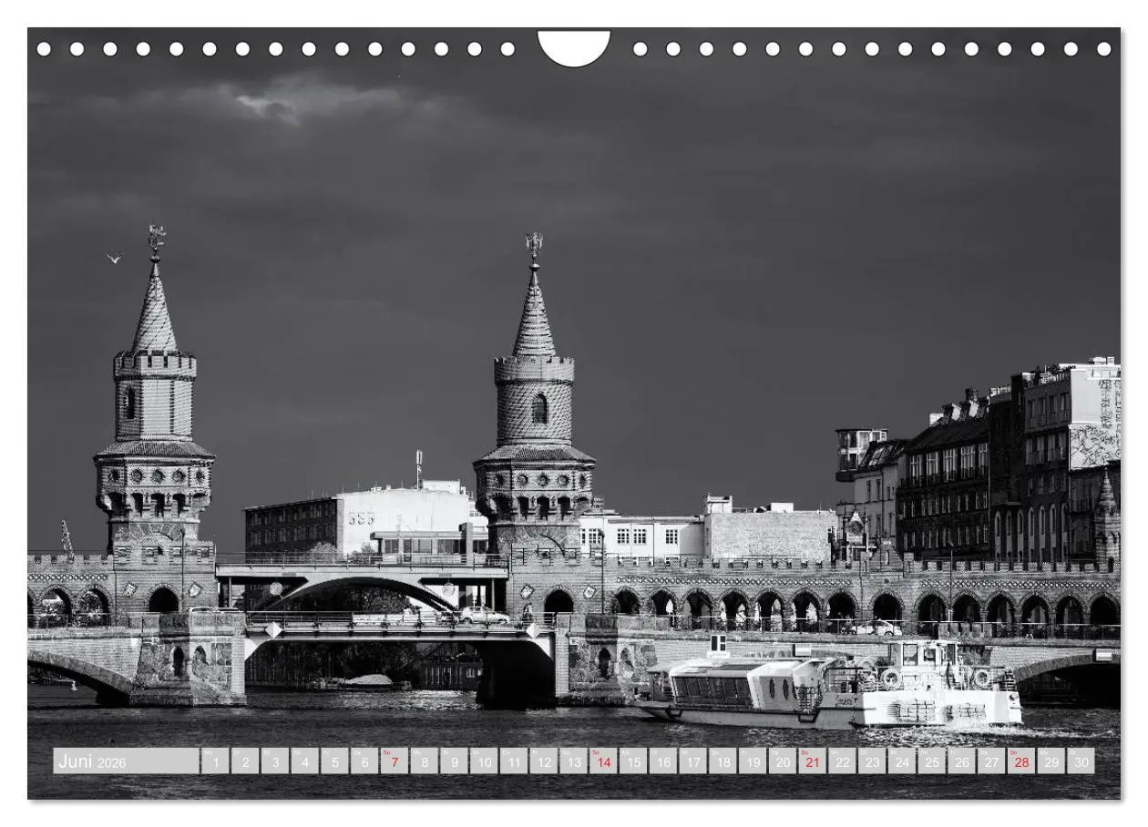 Bild: 9783516025897 | Berliner Ansichten in Schwarz und Weiß (Wandkalender 2026 DIN A4...
