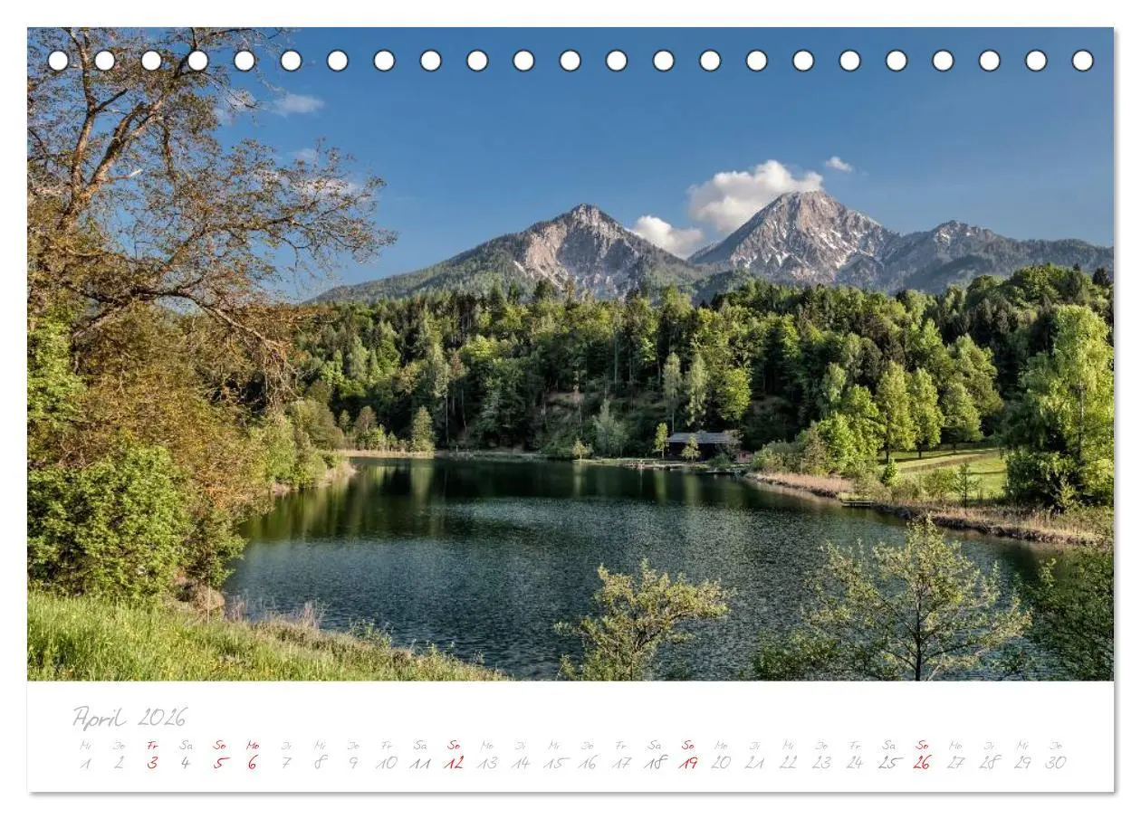 Bild: 9783516195897 | Im Süden von Österreich (Tischkalender 2026 DIN A5 quer), CALVENDO...