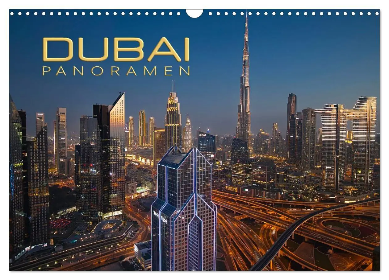 Cover: 9783516645897 | Dubai Panoramen (Wandkalender 2026 DIN A3 quer), CALVENDO...