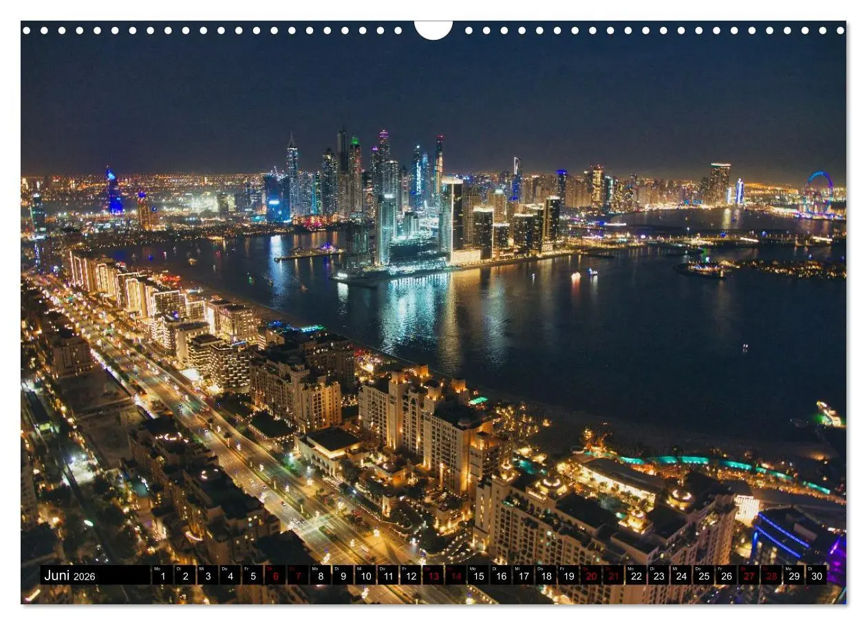 Bild: 9783516645897 | Dubai Panoramen (Wandkalender 2026 DIN A3 quer), CALVENDO...