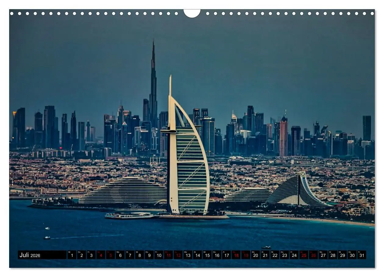 Bild: 9783516645897 | Dubai Panoramen (Wandkalender 2026 DIN A3 quer), CALVENDO...
