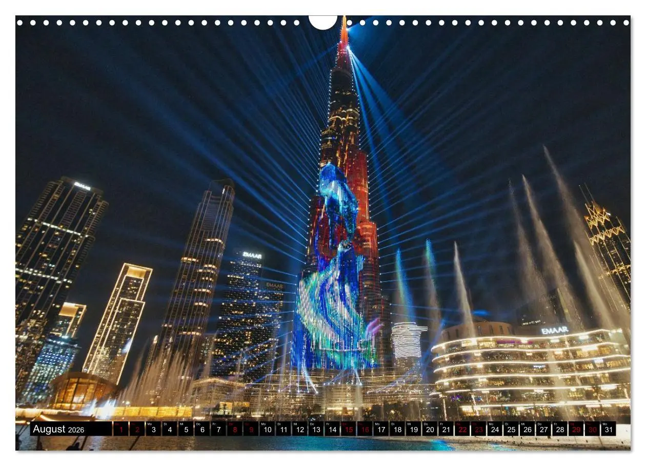 Bild: 9783516645897 | Dubai Panoramen (Wandkalender 2026 DIN A3 quer), CALVENDO...