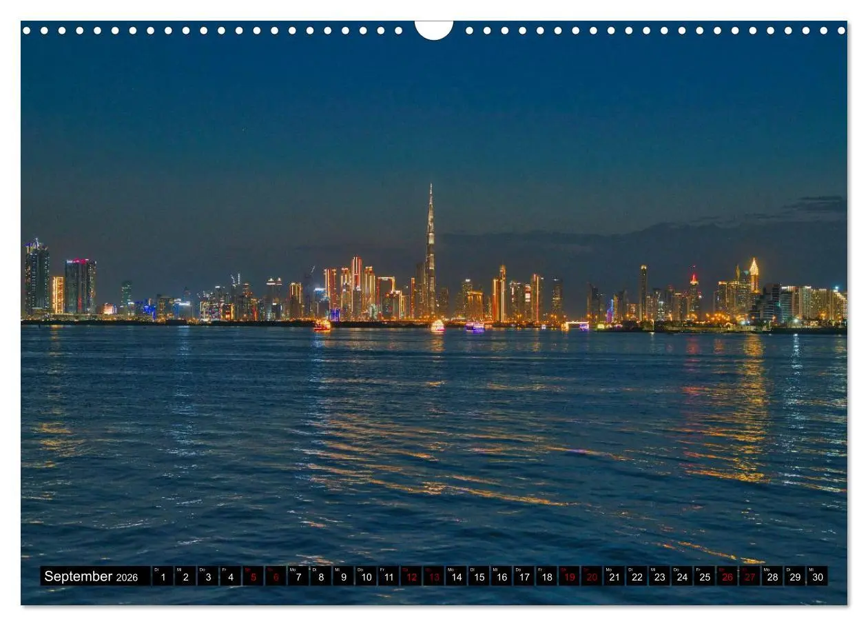 Bild: 9783516645897 | Dubai Panoramen (Wandkalender 2026 DIN A3 quer), CALVENDO...