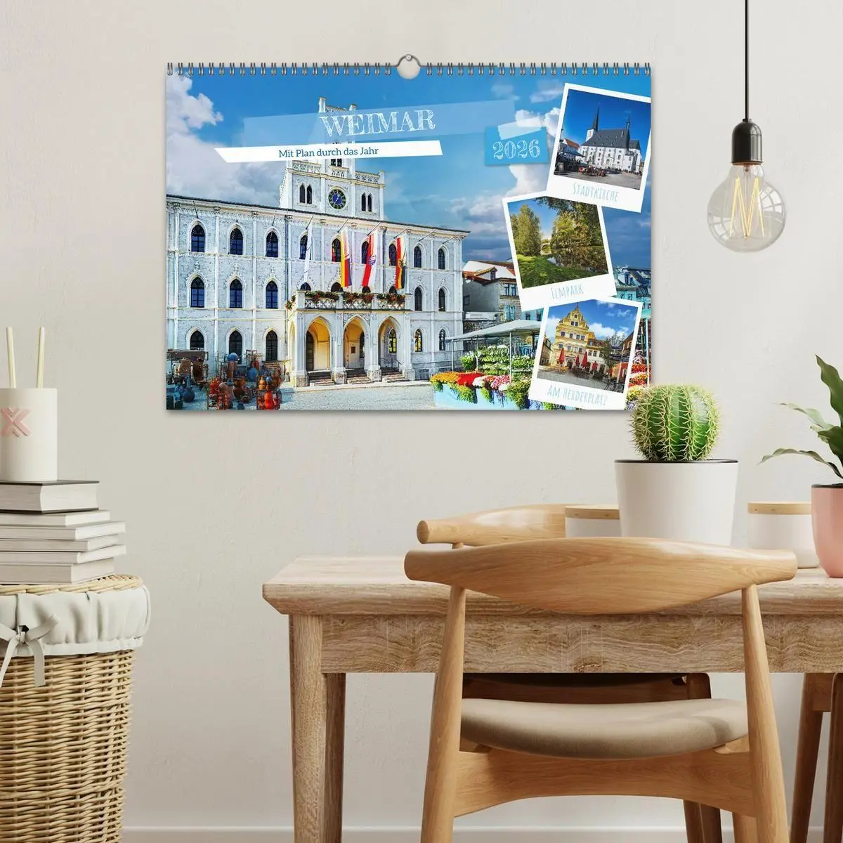 Bild: 9783516715897 | Weimar - Mit Plan durch das Jahr (Wandkalender 2026 DIN A3 quer),...