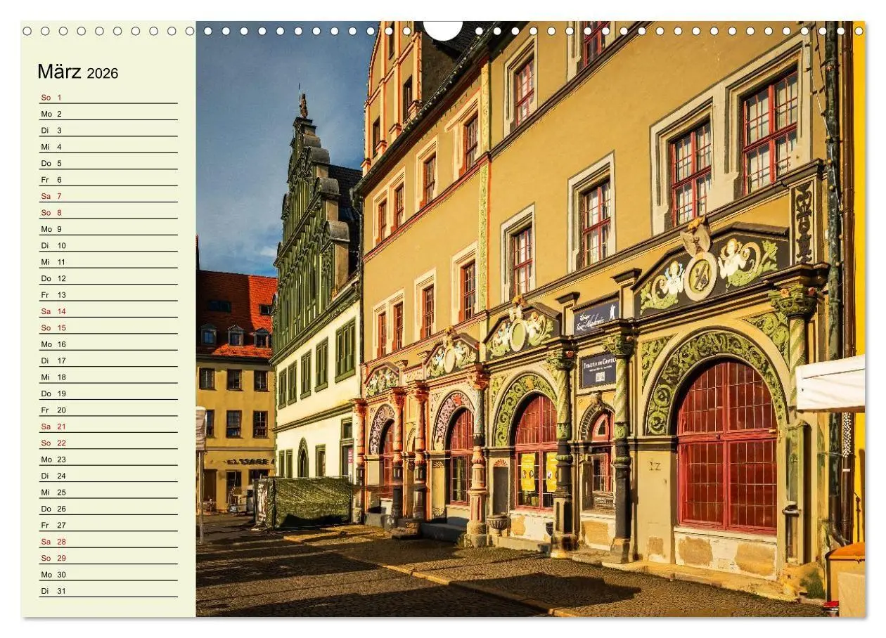 Bild: 9783516715897 | Weimar - Mit Plan durch das Jahr (Wandkalender 2026 DIN A3 quer),...