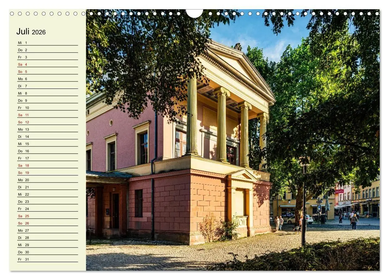 Bild: 9783516715897 | Weimar - Mit Plan durch das Jahr (Wandkalender 2026 DIN A3 quer),...