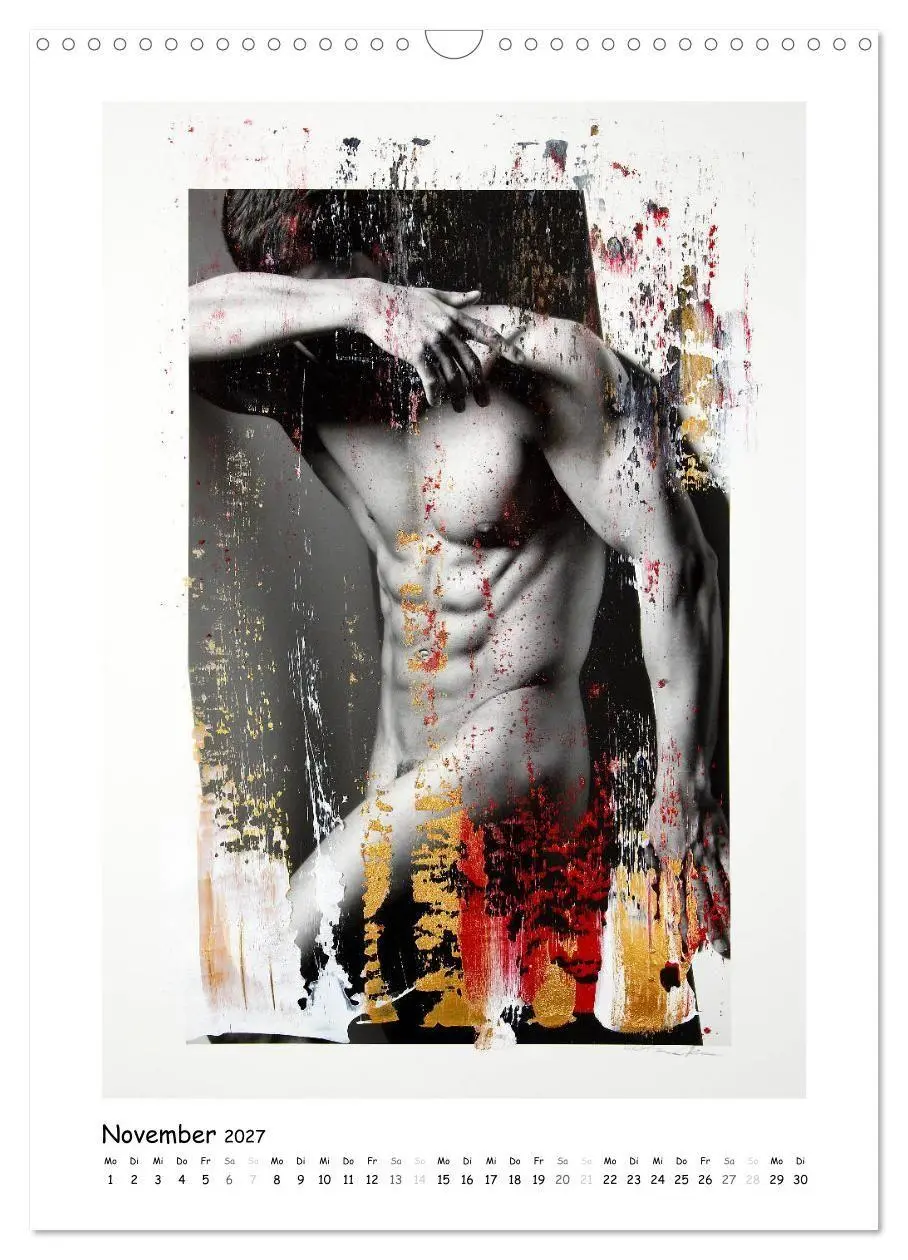 Bild: 9783569805897 | Overpainted... Männer (Wandkalender 2027 DIN A3 hoch), CALVENDO...