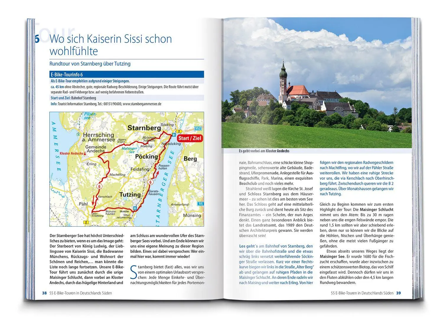 Bild: 9783991545897 | BVA Die 55 schönsten E-Bike Touren in Deutschlands Süden | Taschenbuch