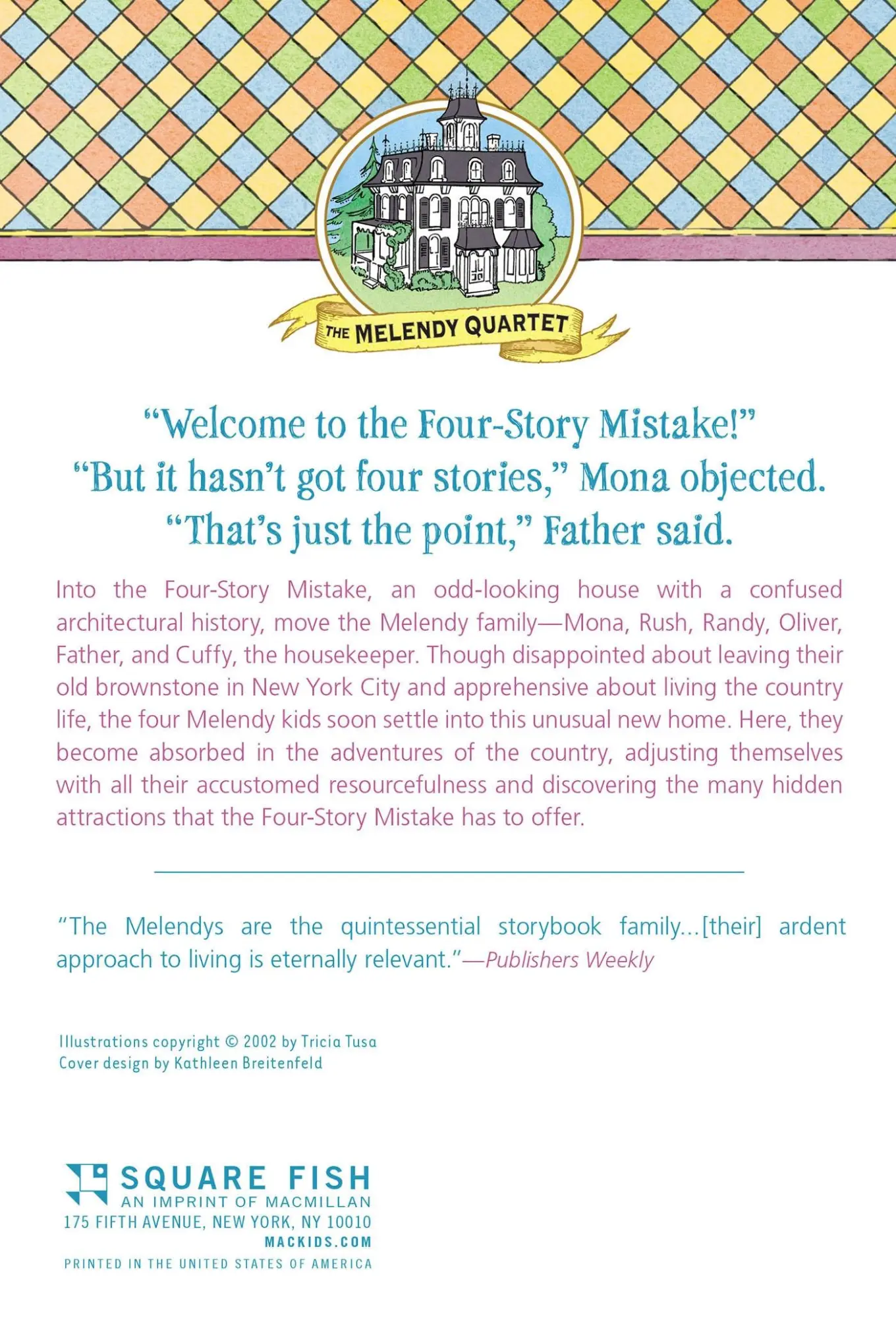 Rückseite: 9780312375997 | The Four-Story Mistake | Elizabeth Enright | Taschenbuch | Englisch