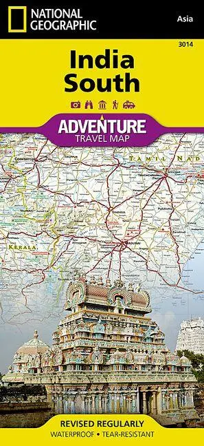 Cover: 9781566955997 | India South Map | National Geographic Maps | (Land-)Karte | Englisch