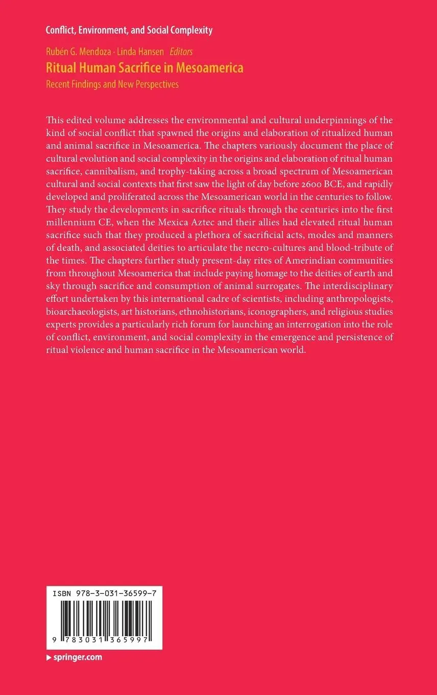 Rückseite: 9783031365997 | Ritual Human Sacrifice in Mesoamerica | Linda Hansen (u. a.) | Buch
