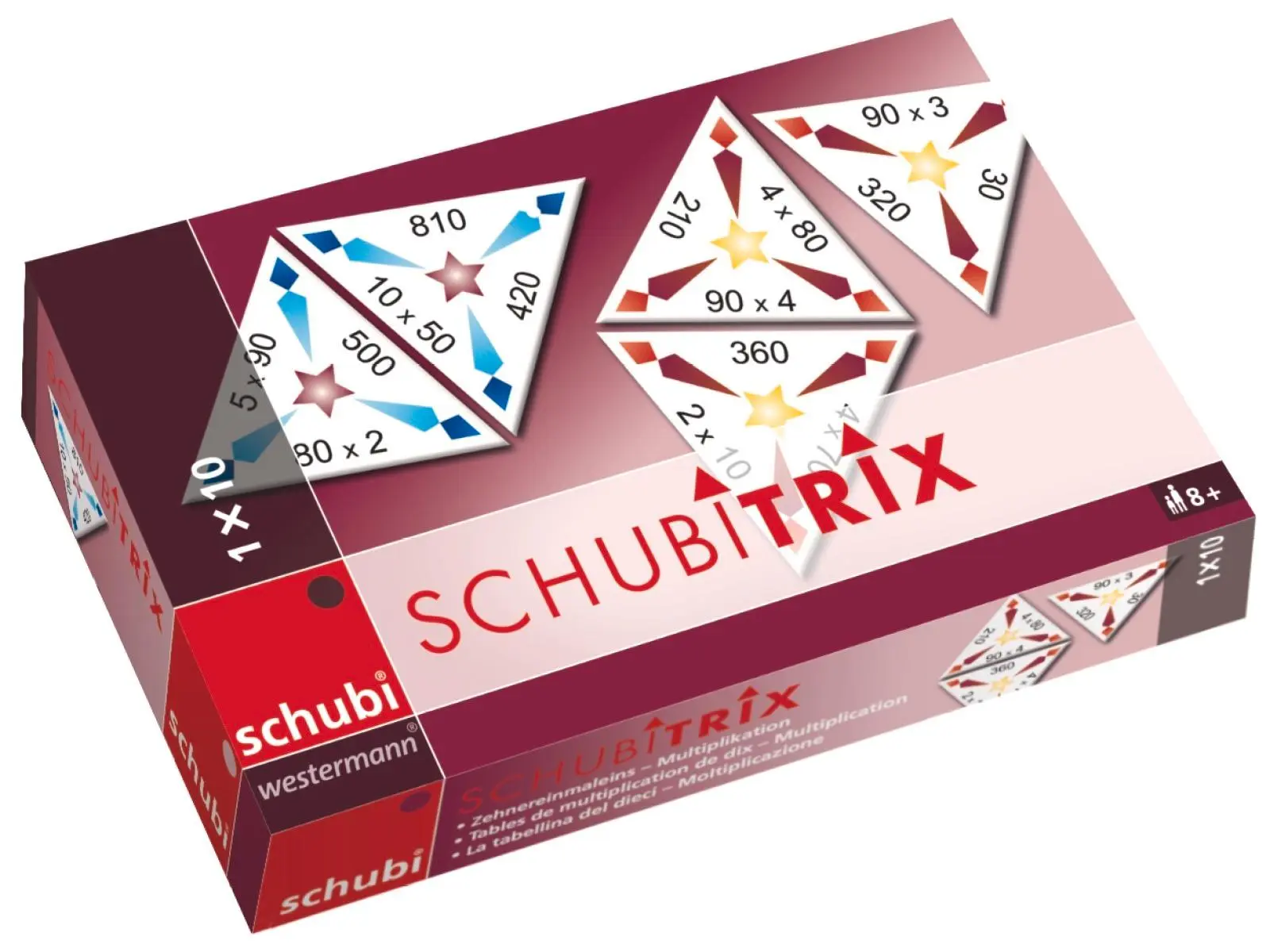 Cover: 9783039765997 | SCHUBITRIX Mathematik: 1 x 10 (Zehnereinmaleins) | Spiel | Deutsch