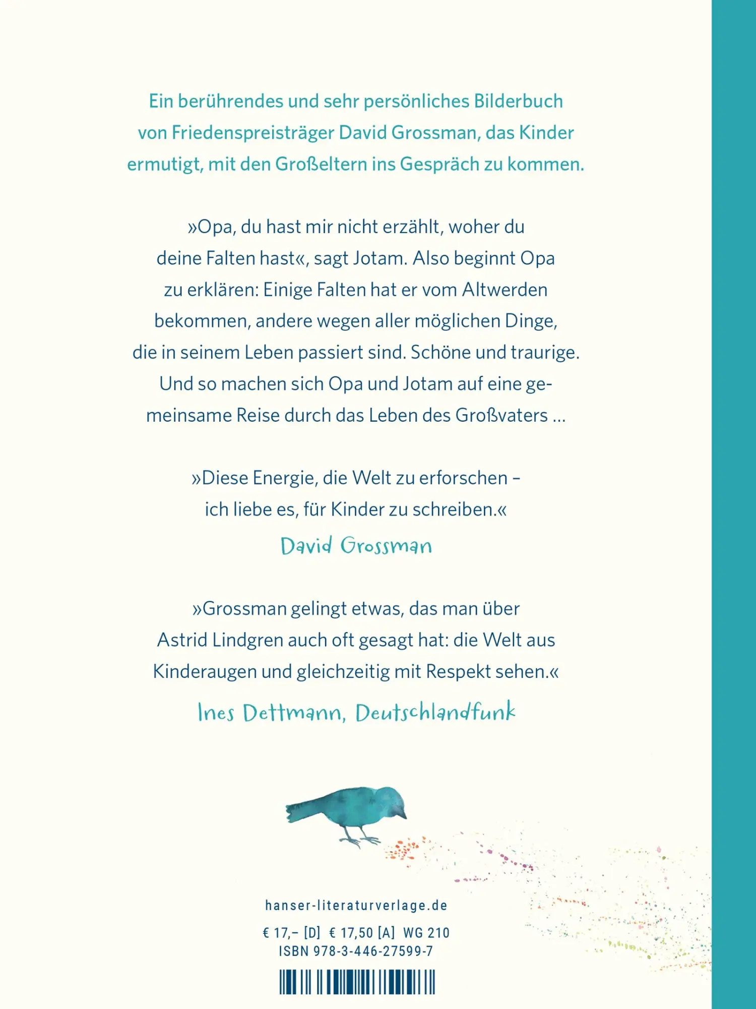 Bild: 9783446275997 | Opa, warum hast du Falten? | Ninamasina | Buch | 40 S. | Deutsch