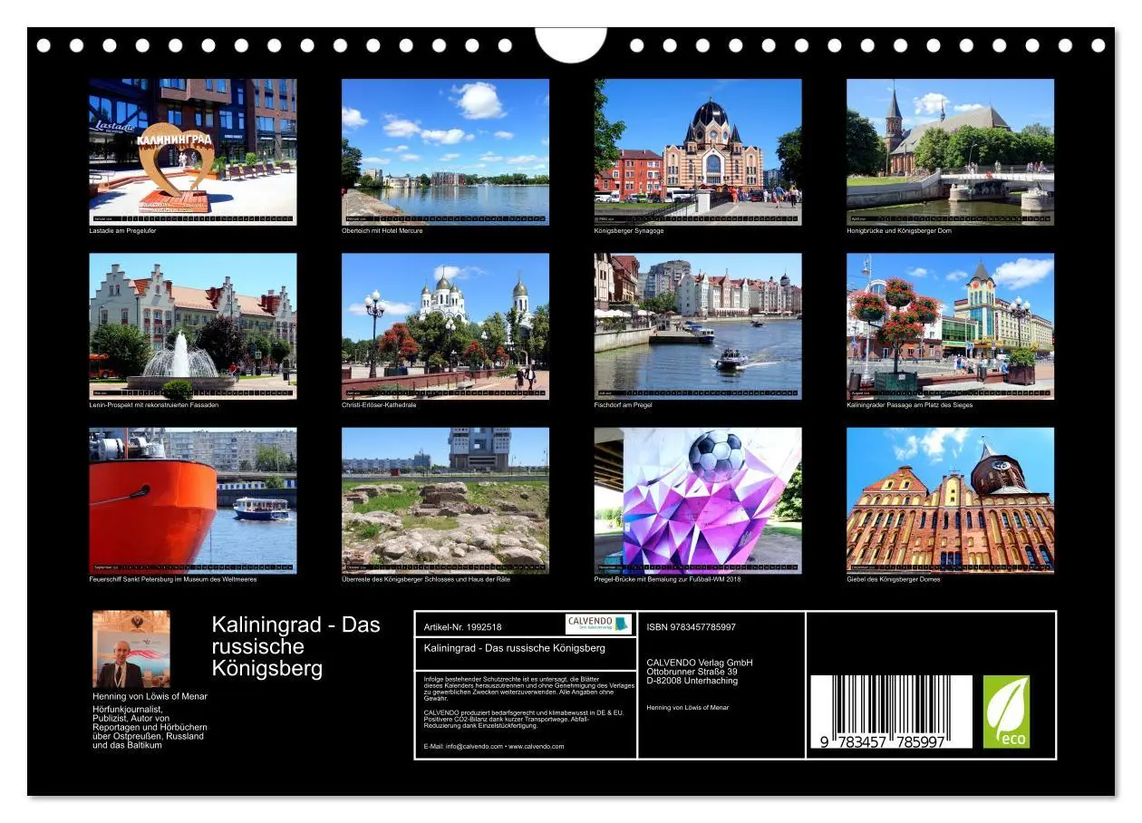 Bild: 9783457785997 | Kaliningrad - Das russische Königsberg (Wandkalender 2026 DIN A4...