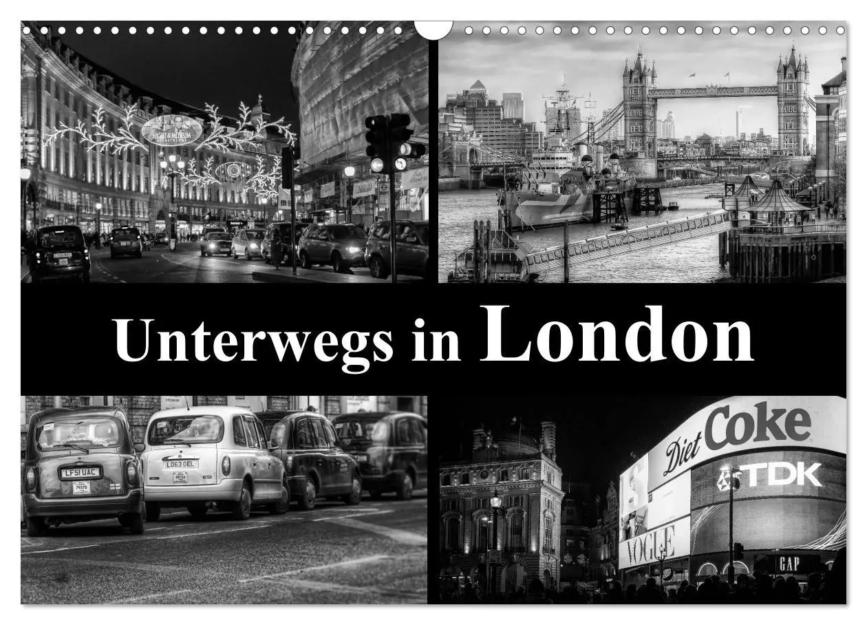 Cover: 9783516015997 | Unterwegs in London (Wandkalender 2026 DIN A3 quer), CALVENDO...