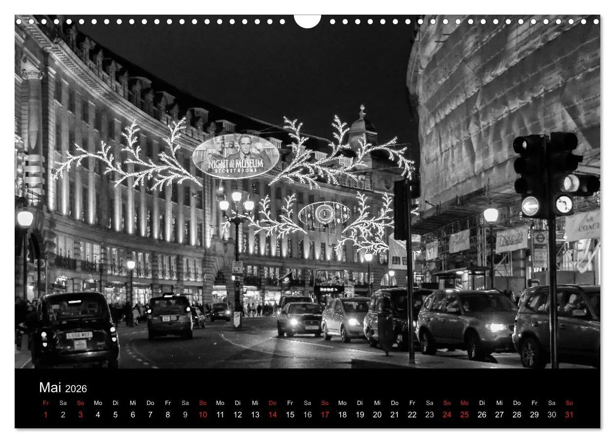 Bild: 9783516015997 | Unterwegs in London (Wandkalender 2026 DIN A3 quer), CALVENDO...