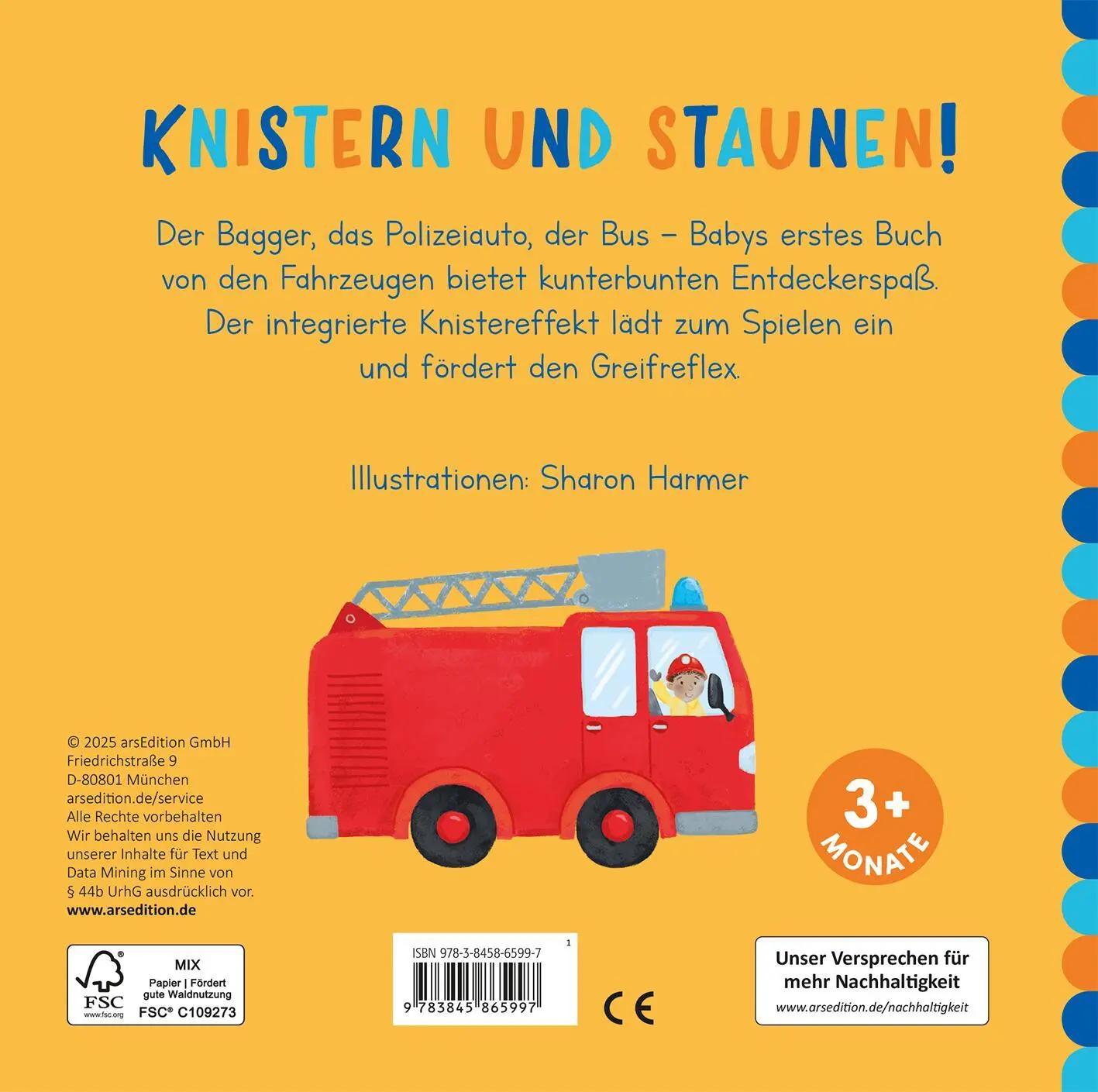 Rückseite: 9783845865997 | Meine Fahrzeuge | mit Knisterumschlag | Sharon Harmer | Buch | 10 S.