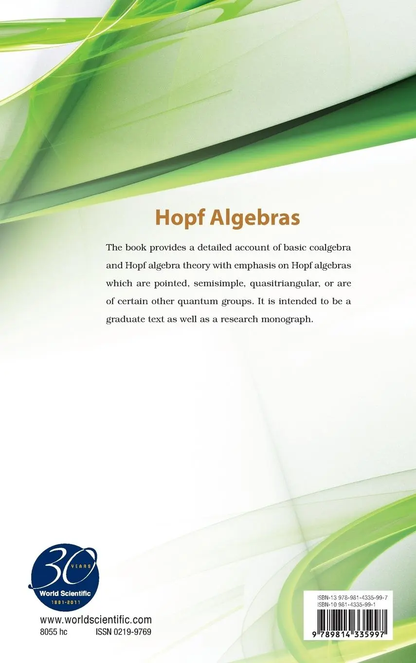 Rückseite: 9789814335997 | HOPF ALGEBRAS | David E Radford | Buch | Gebunden | Englisch | 2011