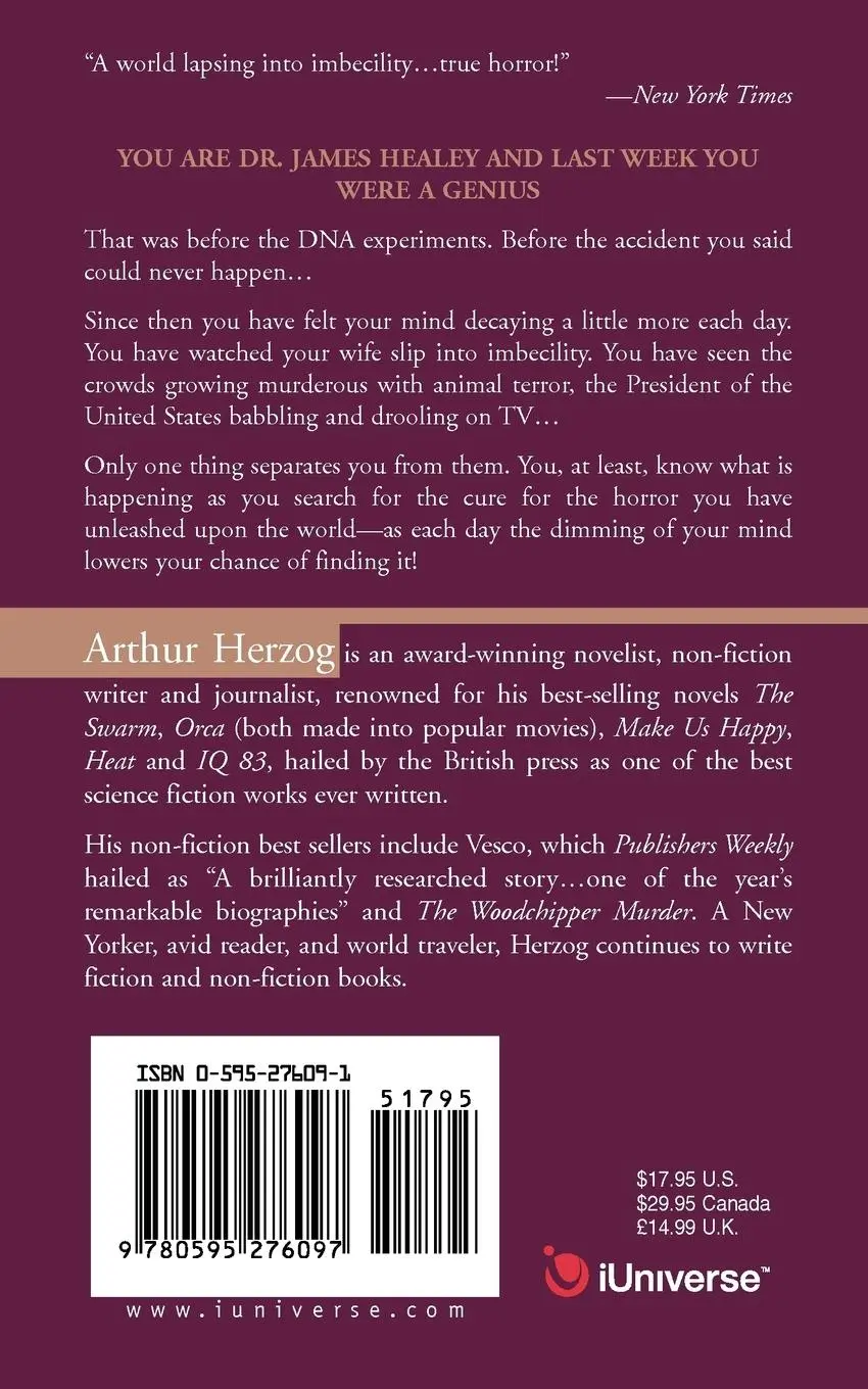 Rückseite: 9780595276097 | IQ 83 | Arthur Herzog III | Taschenbuch | Kartoniert / Broschiert
