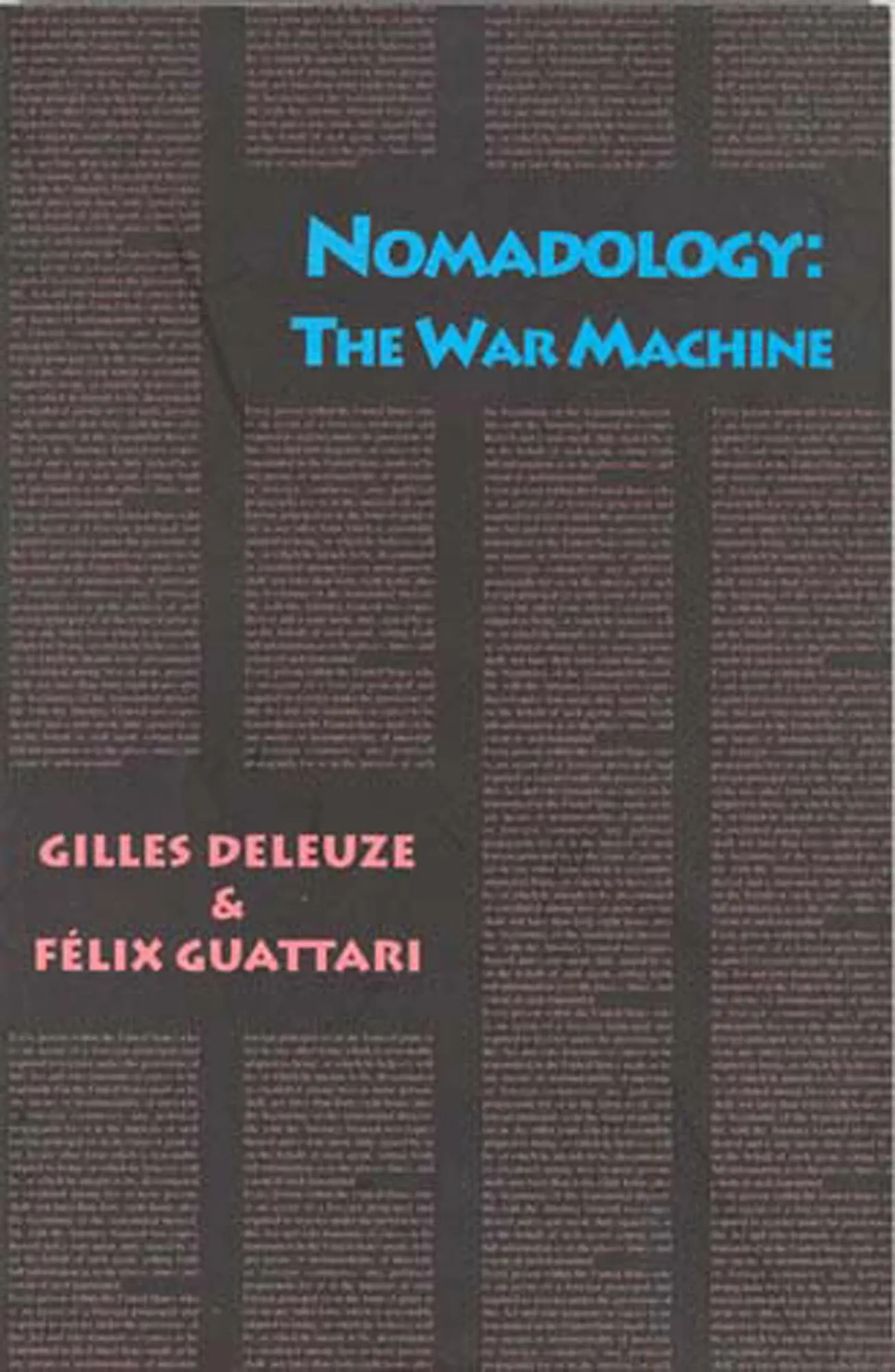 Cover: 9780936756097 | Nomadology: The War Machine | Gilles Deleuze (u. a.) | Taschenbuch