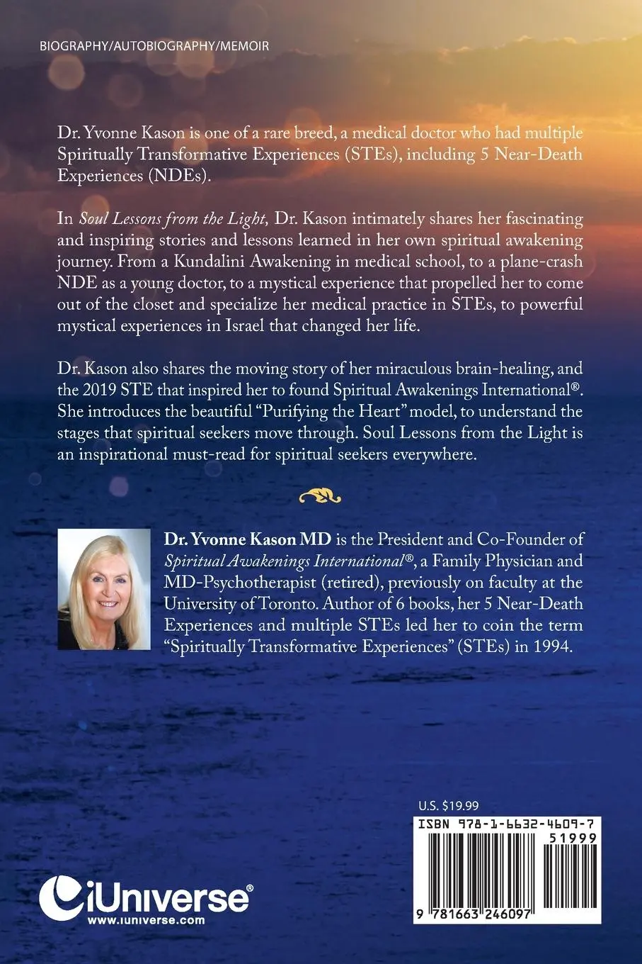 Rückseite: 9781663246097 | Soul Lessons from the Light | Yvonne Kason M. D. | Taschenbuch | 2022