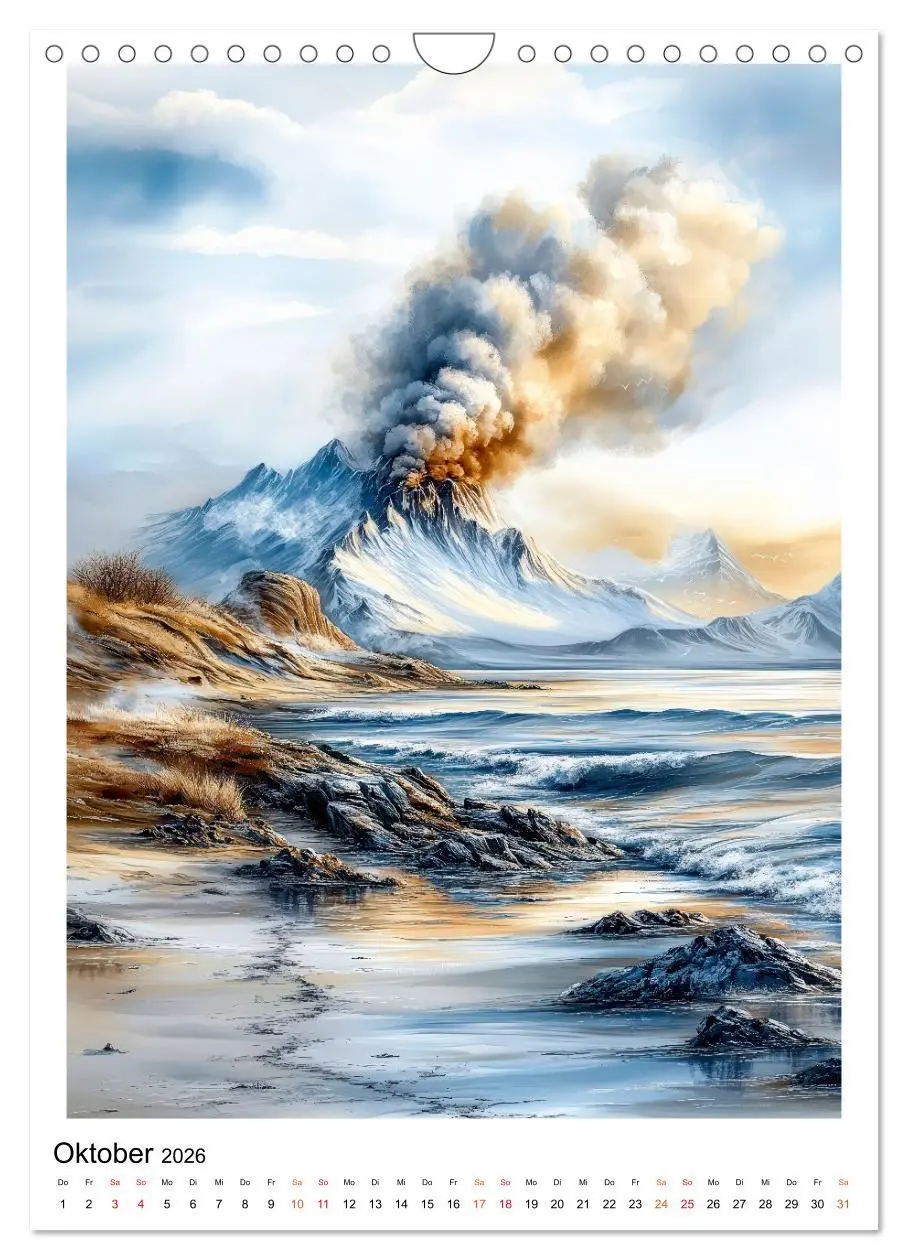 Bild: 9783457296097 | Island - Nordlichter, Feuer und Eis (Wandkalender 2026 DIN A4...