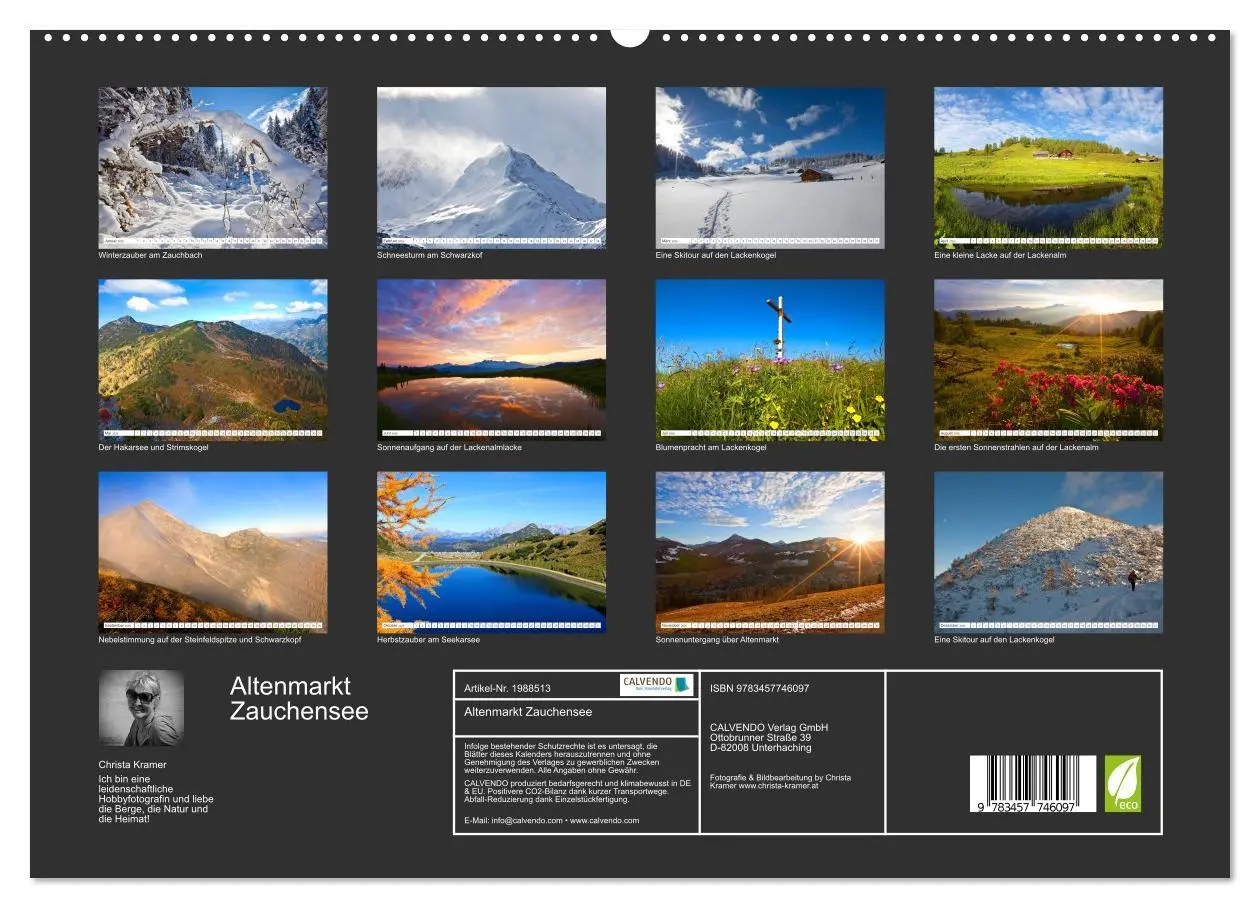 Bild: 9783457746097 | Altenmarkt Zauchensee (hochwertiger Premium Wandkalender 2026 DIN...