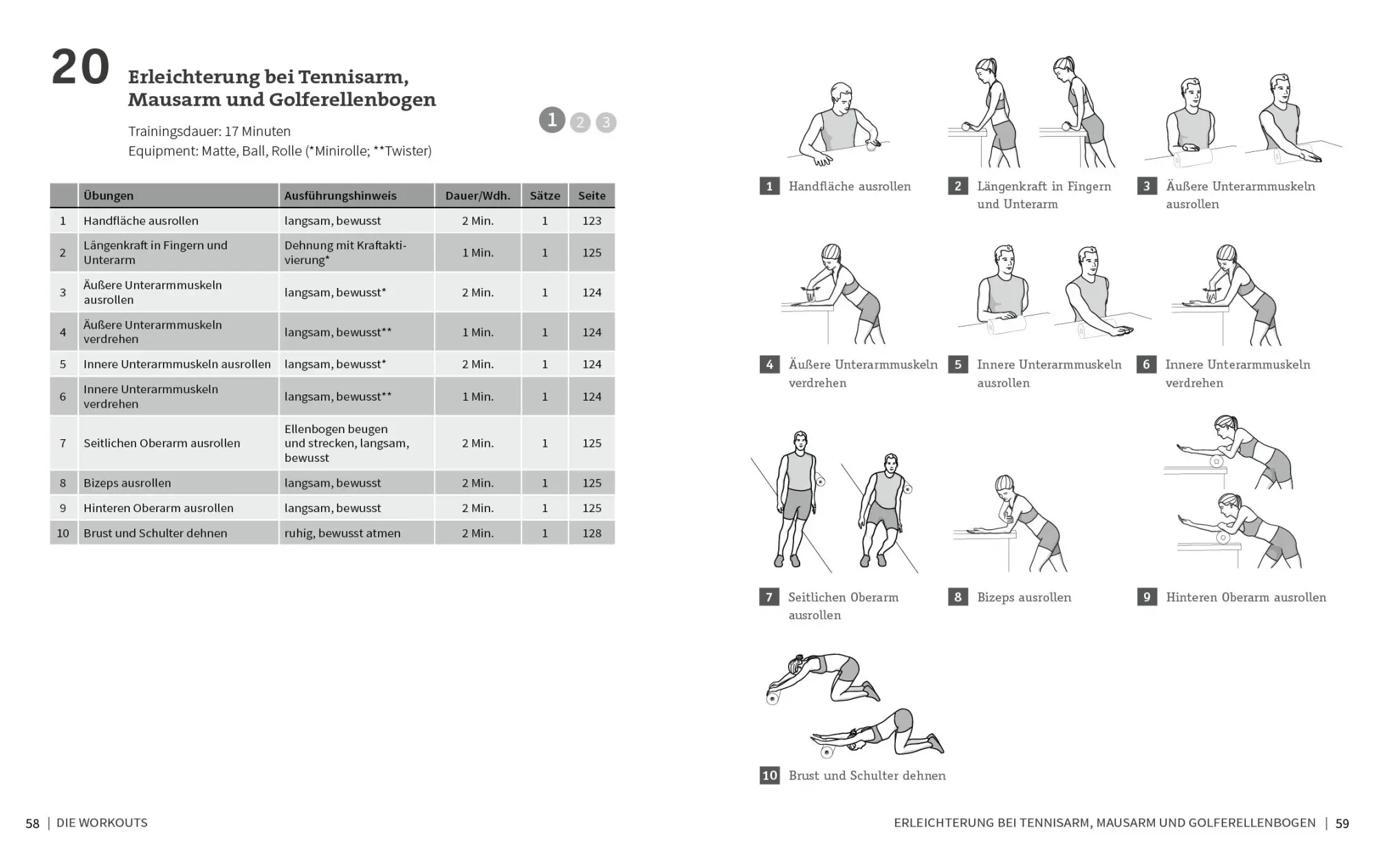 Bild: 9783742316097 | 50 Workouts mit Faszienrolle und Ball | Torsten Pfitzer | Taschenbuch