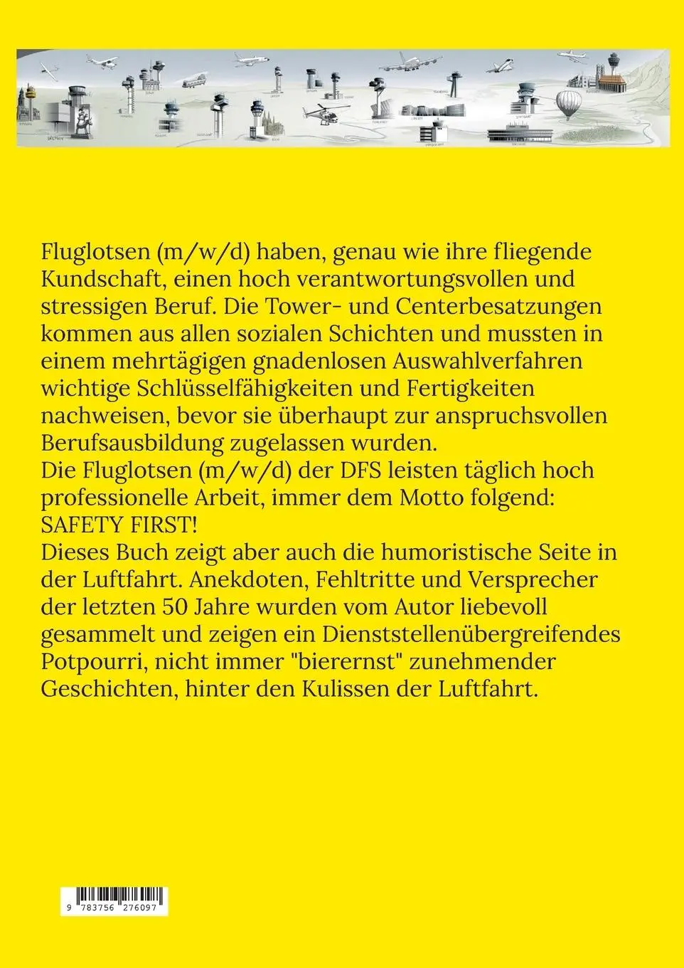 Rückseite: 9783756276097 | Fluglotse (m/w/d) | Radar Love &amp; Fun Control | Dietmar Schmitz | Buch