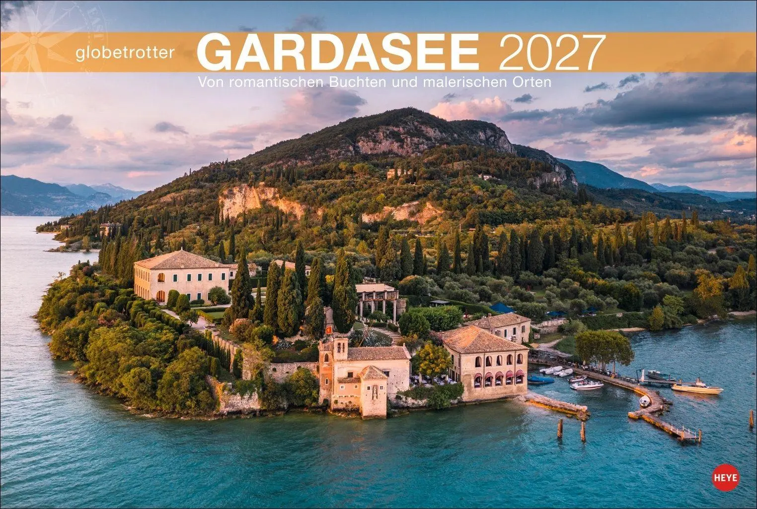 Cover: 9783756416097 | Gardasee Globetrotter Kalender 2027 - Von romantischen Buchten und...