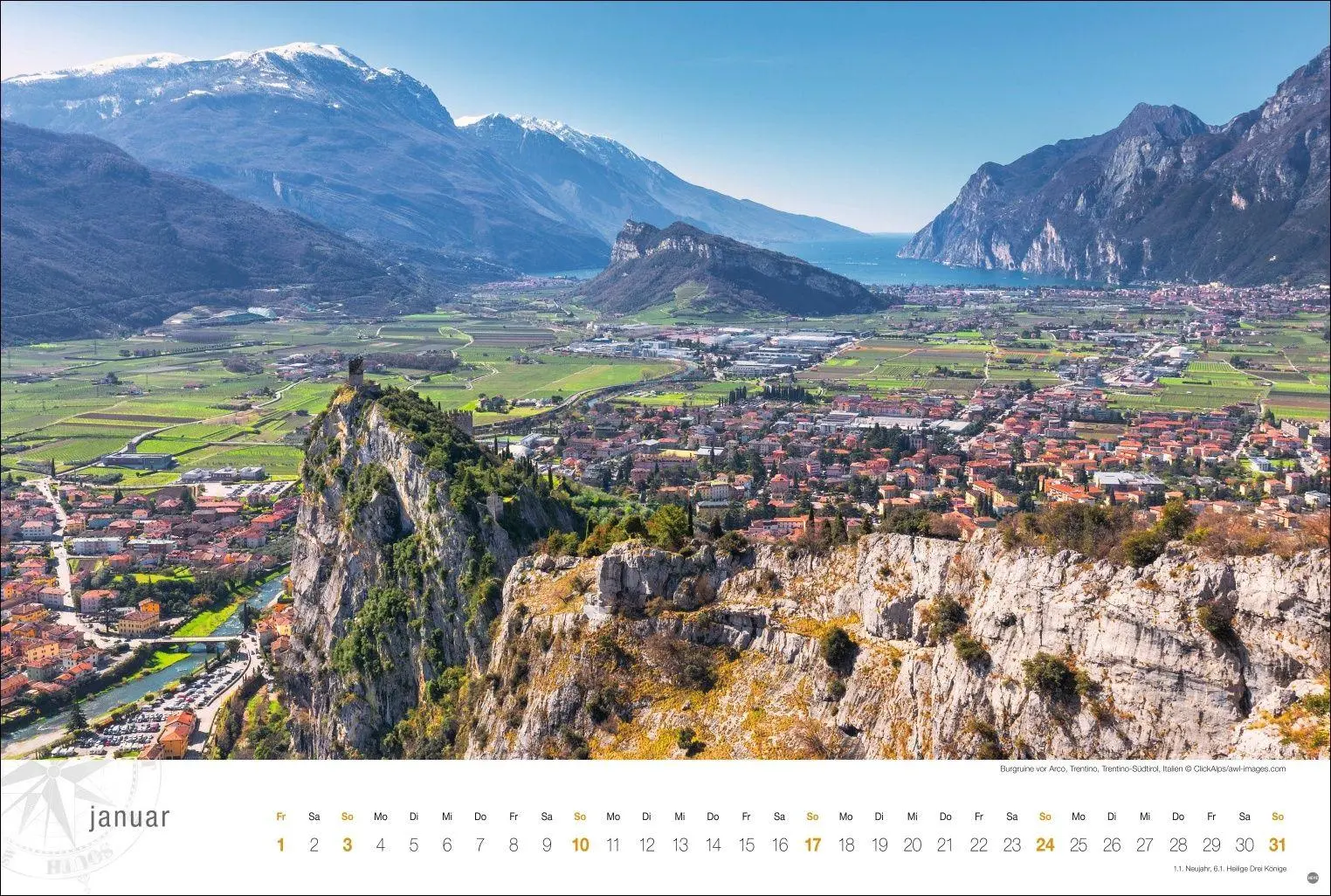 Bild: 9783756416097 | Gardasee Globetrotter Kalender 2027 - Von romantischen Buchten und...