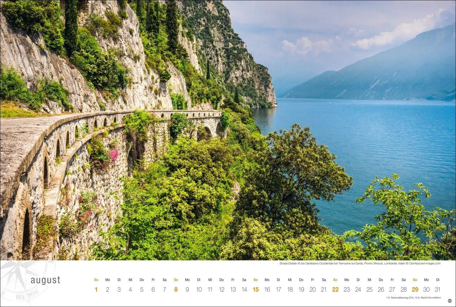 Bild: 9783756416097 | Gardasee Globetrotter Kalender 2027 - Von romantischen Buchten und...