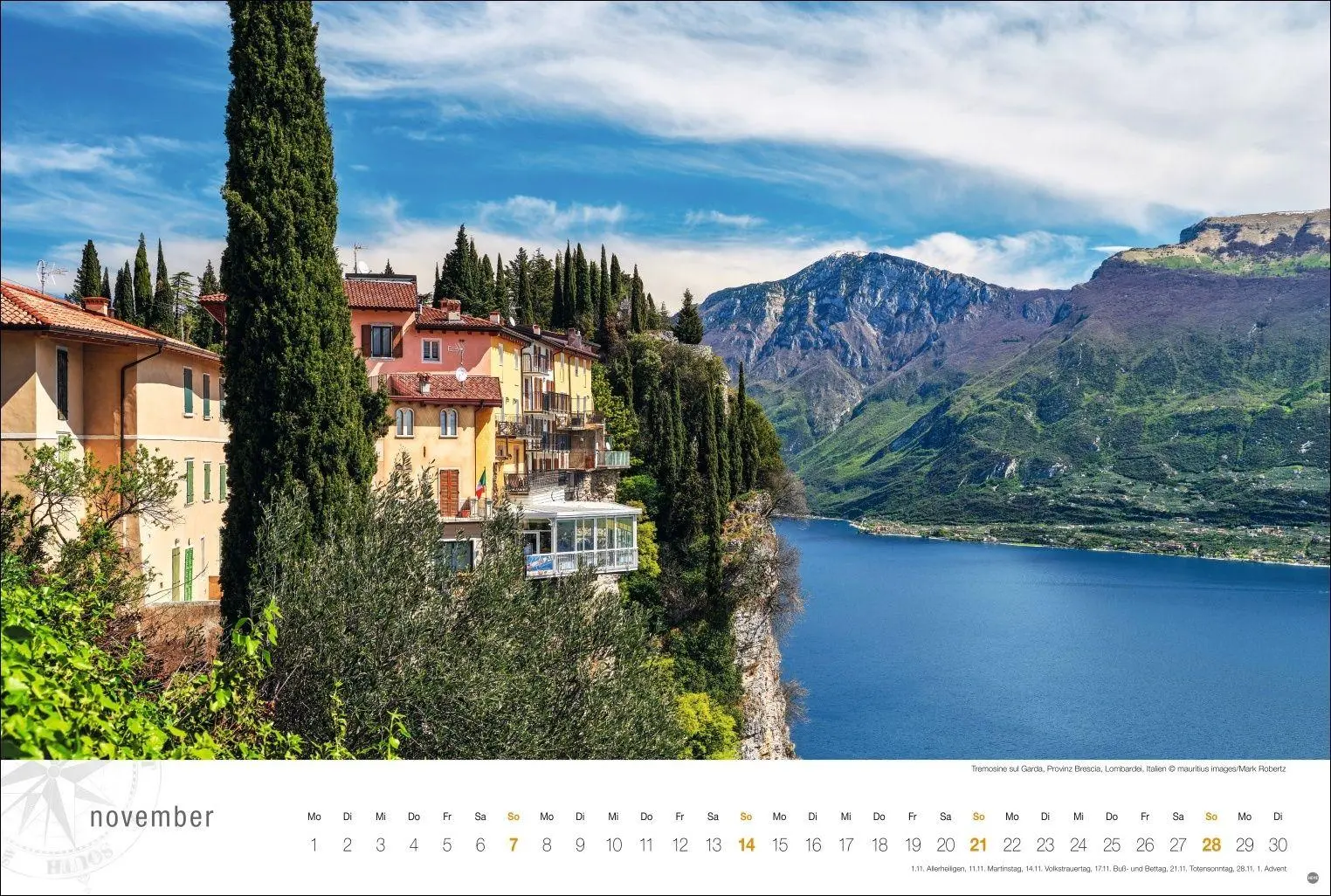 Bild: 9783756416097 | Gardasee Globetrotter Kalender 2027 - Von romantischen Buchten und...