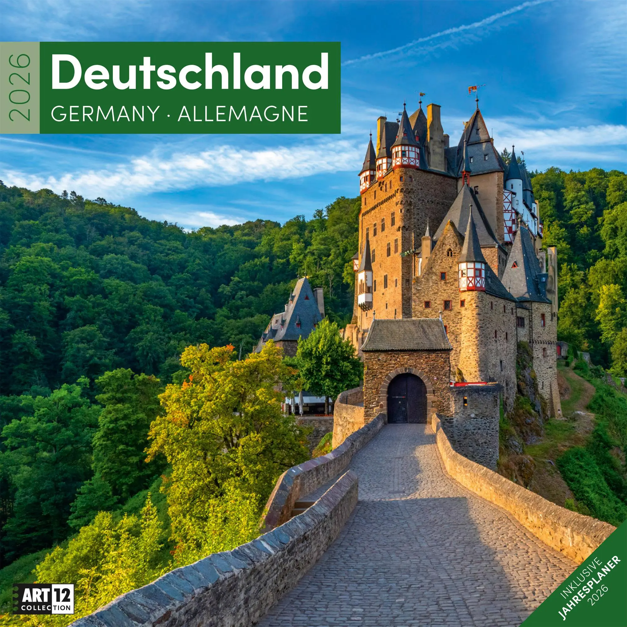 Cover: 9783838446097 | Deutschland Kalender 2026 - 30x30 | Ackermann Kunstverlag GmbH | 28 S.