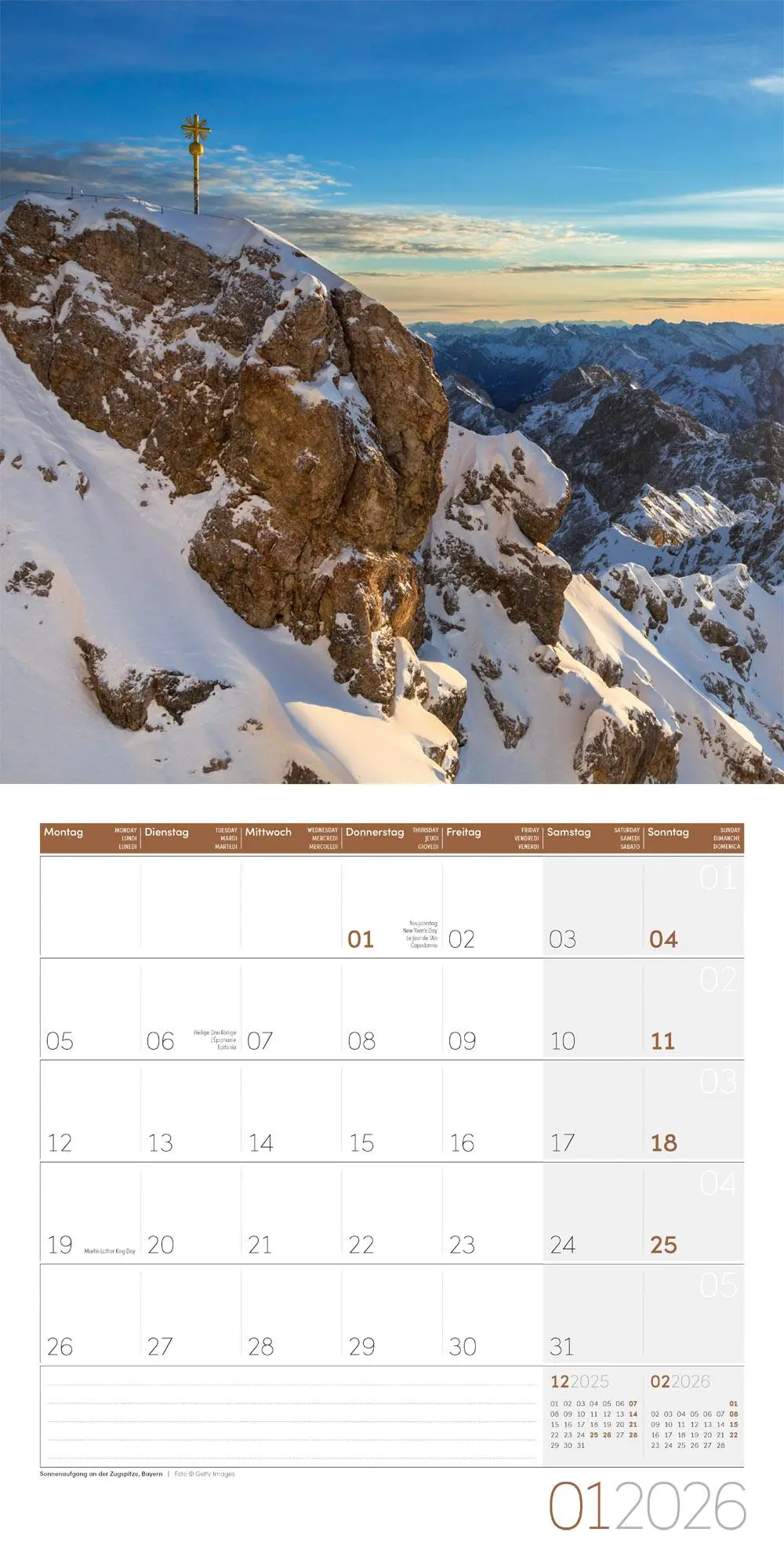 Bild: 9783838446097 | Deutschland Kalender 2026 - 30x30 | Ackermann Kunstverlag GmbH | 28 S.