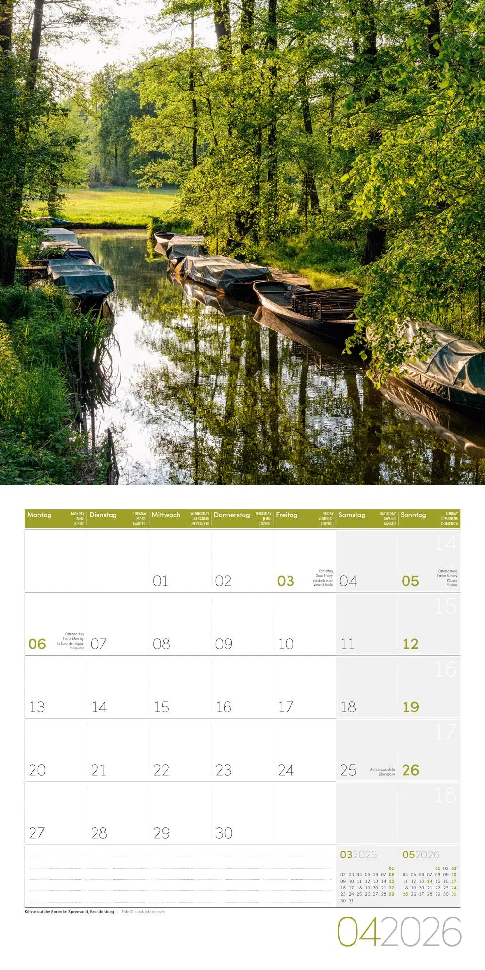 Bild: 9783838446097 | Deutschland Kalender 2026 - 30x30 | Ackermann Kunstverlag GmbH | 28 S.