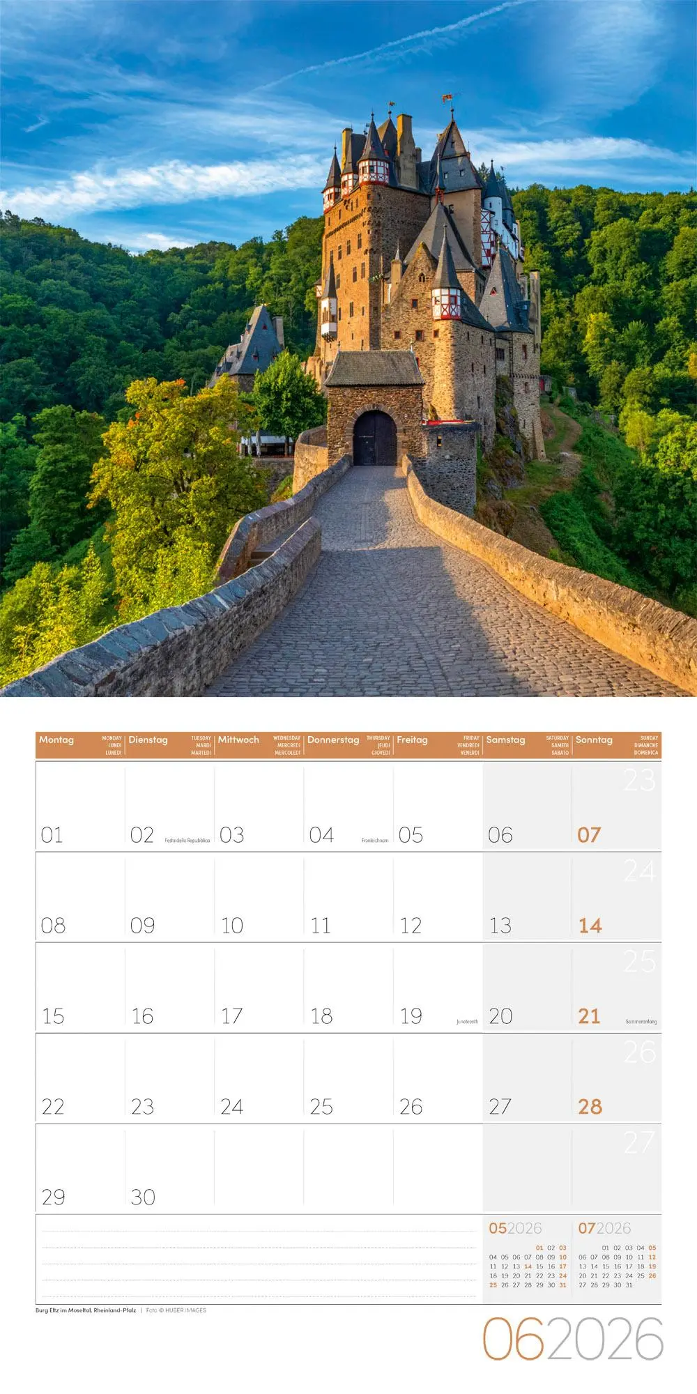 Bild: 9783838446097 | Deutschland Kalender 2026 - 30x30 | Ackermann Kunstverlag GmbH | 28 S.