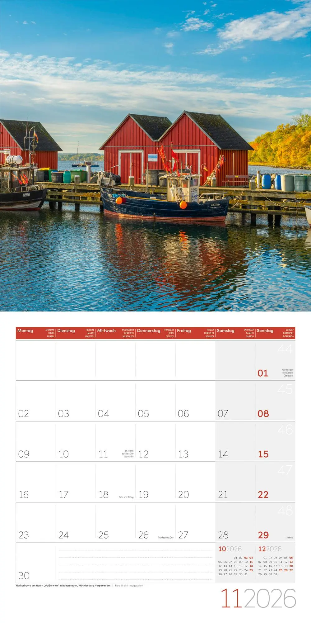 Bild: 9783838446097 | Deutschland Kalender 2026 - 30x30 | Ackermann Kunstverlag GmbH | 28 S.