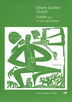 Cover: 9790007026097 | Duette op.2, Heft 1 | QV 2:2, 5 und 6 | Johann Joachim Quantz | Buch